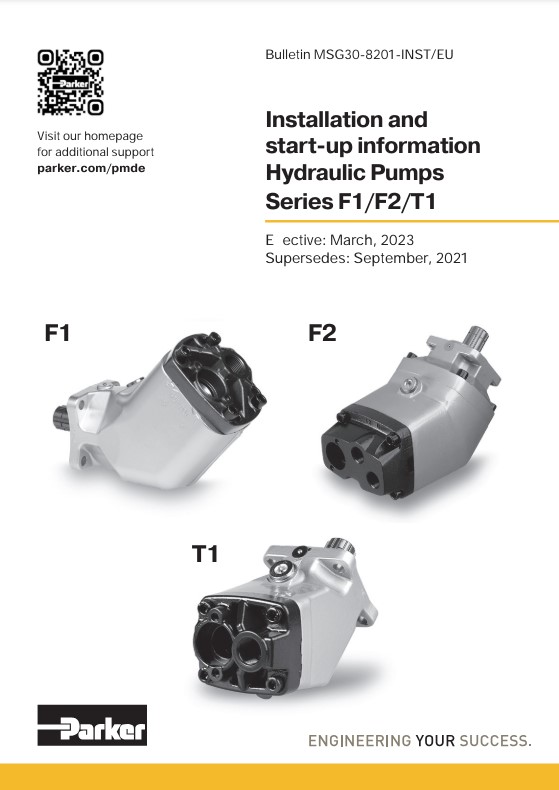 thumbnail of Installation Pump - F1 series pdf